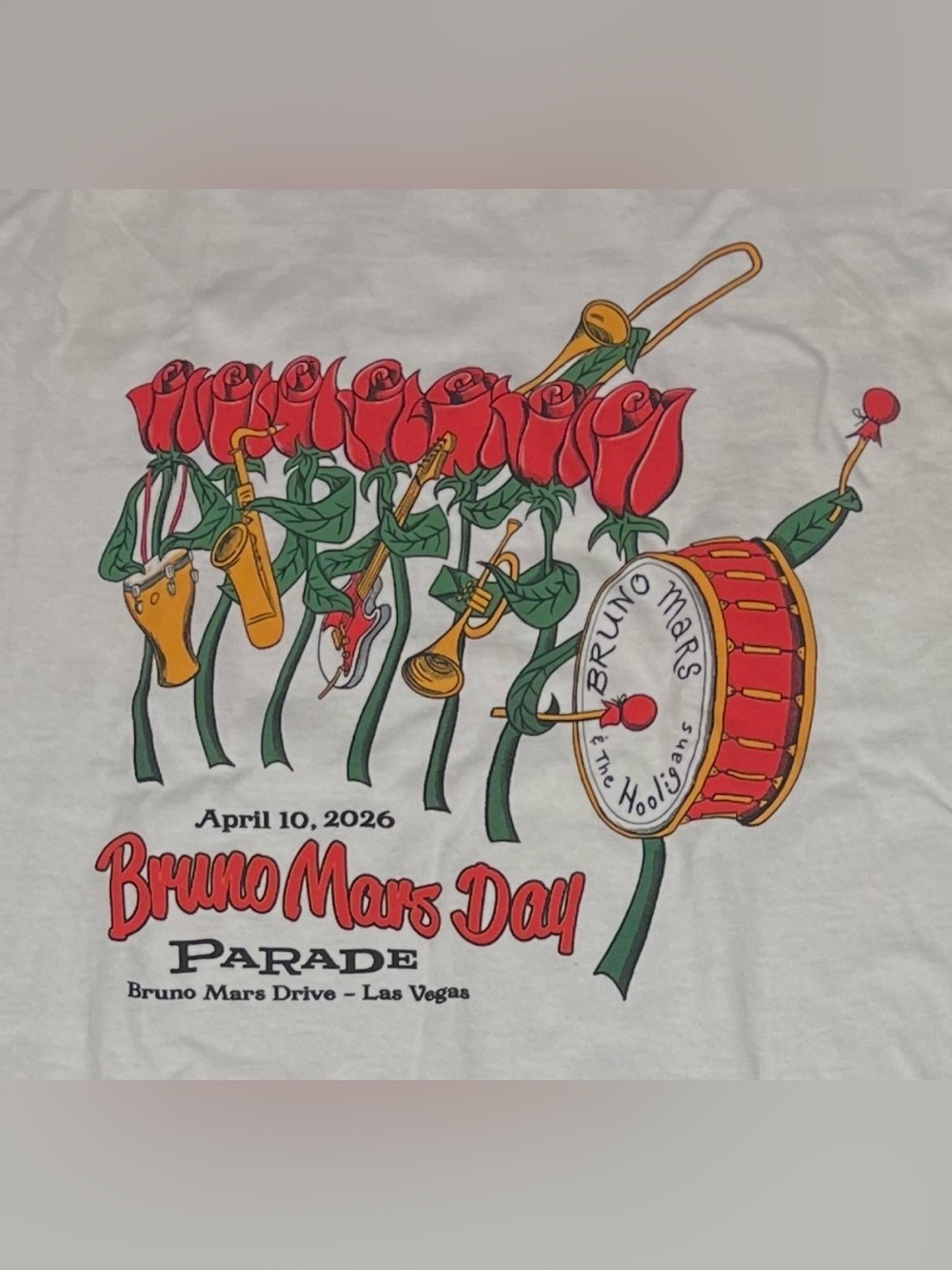 Women’s Sz L Bruno Mars Day Parade T shirt - Picture 5 of 6